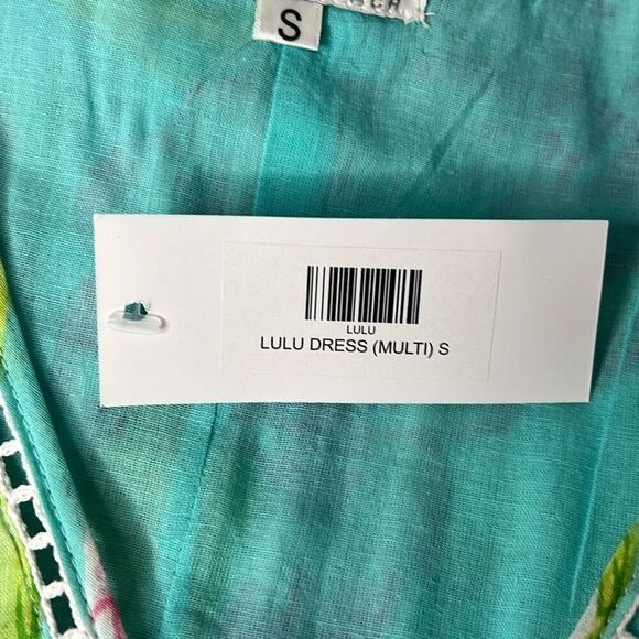 NWT Debbie Katz Lulu Dress Cotton Bohemian Floral (008) - Picture 12 of 13